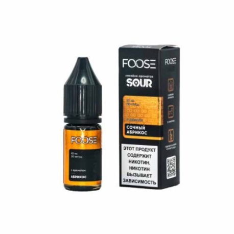 Жидкость FOOSE Sour - Абрикос 10 мл 20 мг (м)
