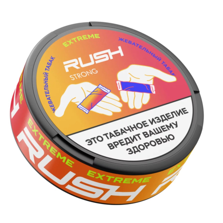 Жевательный табак RUSH strong - Extreme 15 гр  НОВИНКА 08 2023
