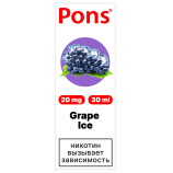 Жидкость PONS Salt - Grape ice (Ледяной виноград) (20мг), 30мл