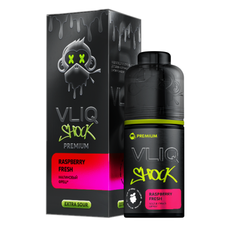 Ароматизатор forVLIQ Shock PREMIUM - Малиновый фреш 12мл    НОВИНКА 04 2026