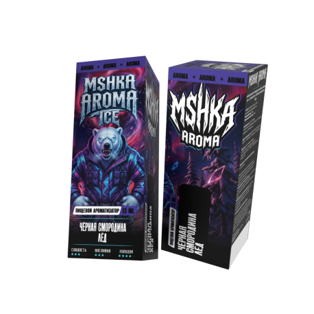 Ароматизатор MSHK AROMA ICE - Чёрная смородина лёд 13 мл