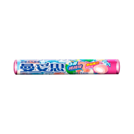 Конфеты Mentos Ice Coconut Peach 37гр (15шт в уп) Китай