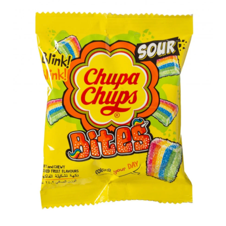 Мармелад Chupa Chups Sour Bites 24гр (16шт в уп) ВЬЕТНАМ