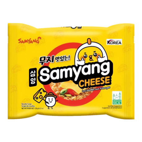 Лапша Samyang 120г Cheese вкус сыра (40шт в уп)