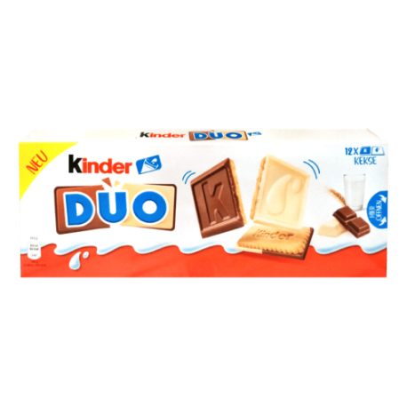 Печенье Kinder DUO 150гр (12шт в уп) 