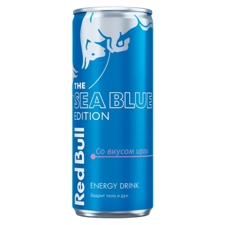 Энергетический напиток Redbull Energy Ирга Морской синий 250мл (24шт в уп)