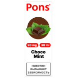 Жидкость PONS  Salt - Choco mint (Шоколад с мятой) (20мг), 30мл