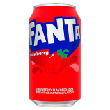 Газированный напиток Fanta Strawberry 355 мл (12 шт. в упаковке)