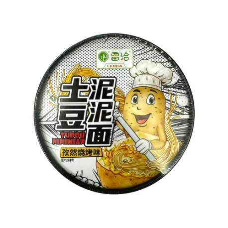 Лапша с картофельным пюре со вкусом барбекю Yíngyǎngwèishì, 128,5 г