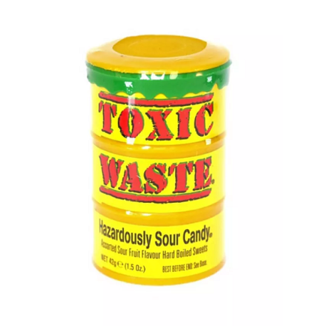 Леденцы Toxic Wastle Original Drum (Токсик Классическая бочка желтая) 42г (12шт в уп) СОЕДИНЕННЫЕ ШТ