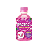 Сокосодержащий напиток Lotte SAC SAC COCO RICH GRAPE 280 мл (24 шт. в упаковке)