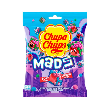 Chupa chups Mads Berries (Жев.Мармелад Мэдс Ягоды) 45гр (12шт в уп) Италия
