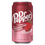 Газированный напиток Dr. Pepper Strawberries and Cream 355 мл