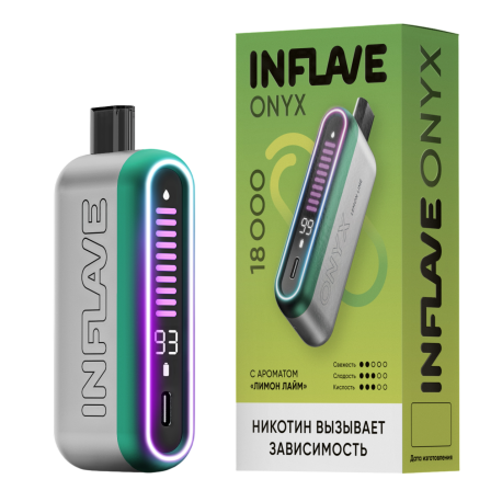 Одноразовая ЭС INFLAVE ONYX - Лимон лайм (м)
