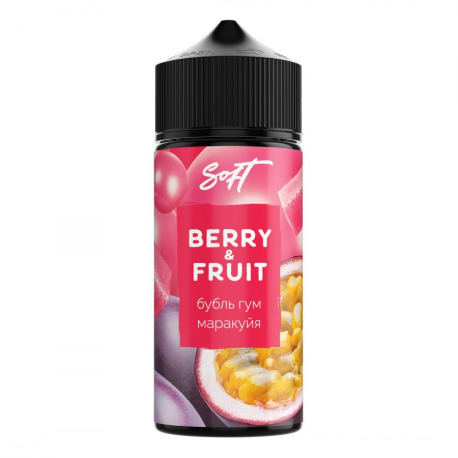 Жидкость Berry&Fruit - Буббуль гум -маракуйя 100 мл 0 мг МАРКИРОВКА