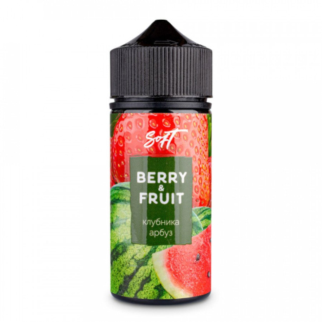 Жидкость Berry&Fruit - Клубника и арбуз 100 мл 0 мг МАРКИРОВКА