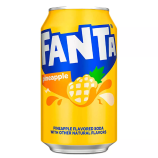 Газированный напиток Fanta Pineapple 355 мл (12 шт. в упаковке)