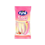 Мармелад Fini Tubes Creamy Strawberry Banana & Cream 80 гр (12 шт. в упаковке)