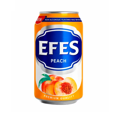 Напиток газированный EFES Персик 330мл жб (12шт в уп) Иран