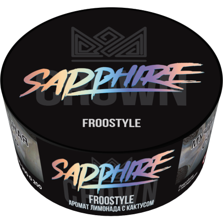 Табак для кальяна Sapphire Crown,с ароматом Froostyle, 25 грамм (шт)  НОВИНКА 11 2023