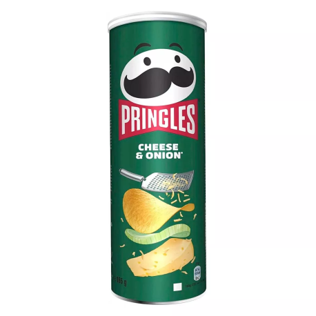 Чипсы Pringles - Сыр и Лук 165гр (19шт в уп) Европа