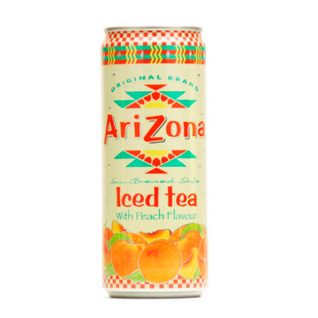 Arizona Iced Tea Peach - Холодный чай Персик 330мл (12шт в уп) 