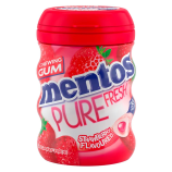 Жевательная резинка Mentos Pure Fresh Strawberry 61.25 гр (6 шт. в упаковке)