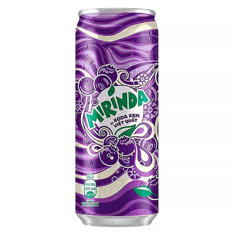Газированный напиток Mirinda Cream Soda ж/б 320мл (24шт в уп) ВЬЕТНАМ