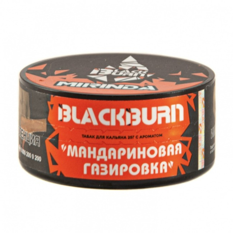 Табак для кальяна Burn BLACK - Mirinda  25гр НОВИНКА 04 2024