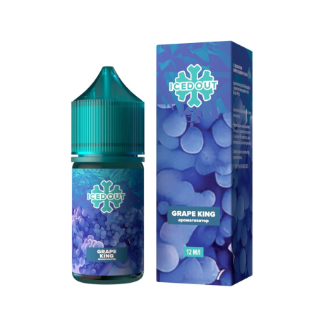 Ароматизатор Glitch Sauce ICED OUT - Grape King (Виноградный сок) 12мл     НОВИНКА 09 2026