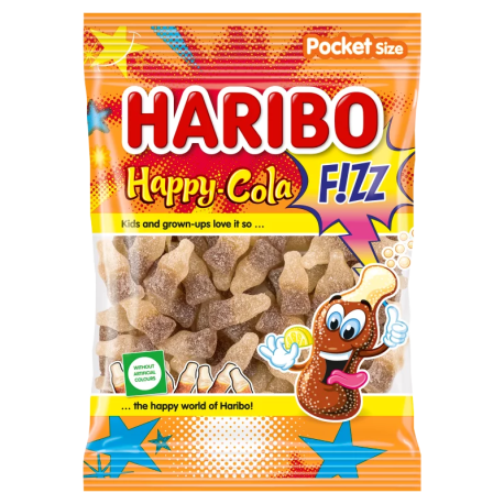 Мармелад Haribo FIZZ HAPPY COLA 70гр (24шт в уп) 