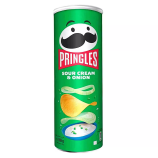 Чипсы Pringles Sour Cream & Onion 165 гр (19 шт. в упаковке)