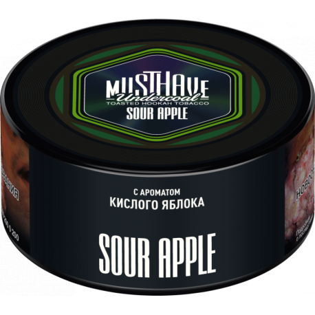 Табак Must Have Sour Apple 25 гр (Кислое яблоко)
