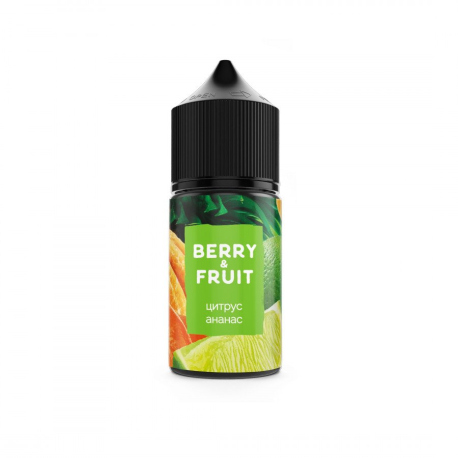 Жидкость Berry&Fruit Pod - Цитрус - ананас 30мл 0 мг МАРКИРОВКА