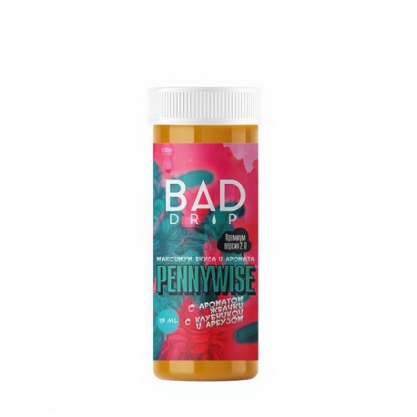 Ароматизатор Bad Drip Premium 2.0 - Pennywise / Жвачка с Клубникой и Арбузом 15ml (НМ)