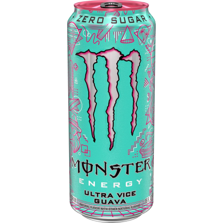 Энергетический напиток Monster Energy Ultra Vice Guava 500мл (12шт в уп)