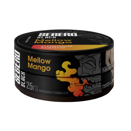 Табак для кальяна SEBERO Black - Mellow Mango (Спелый манго) 25 гр     НОВИНКА 07 2026