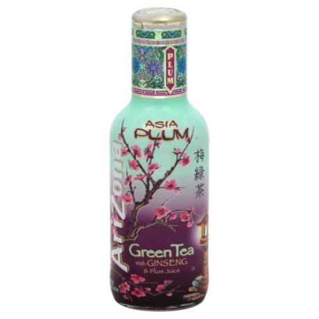 Arizona Green Tea Plum - Зеленый чай и Слива 450мл ПЭТ (12шт в уп) 