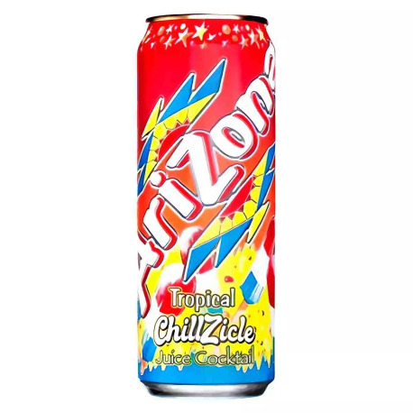 Arizona Juice Cocktail ChillZicle Tropical - Соковый коктейль Тропикал 650мл (24шт в уп) 