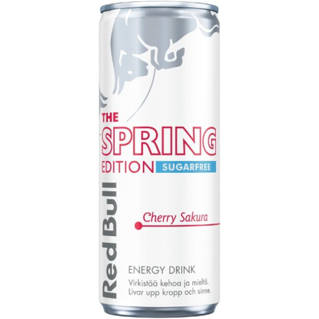Энергетический напиток Redbull Energy Cherry Sakura 250мл (12шт в уп)