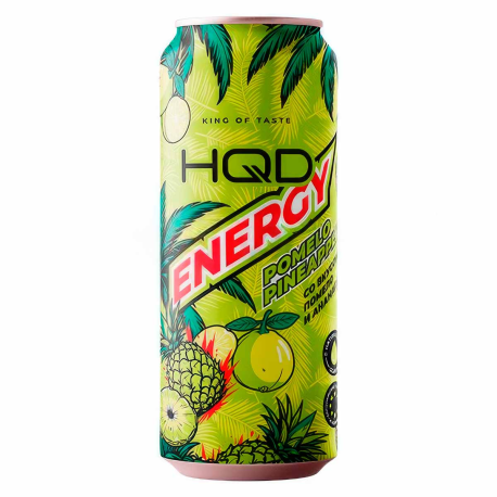 Энергетический напиток HQD Energy NEW - Pomelo pineapple (Помело-ананас) 450 мл (12 шт в упак)