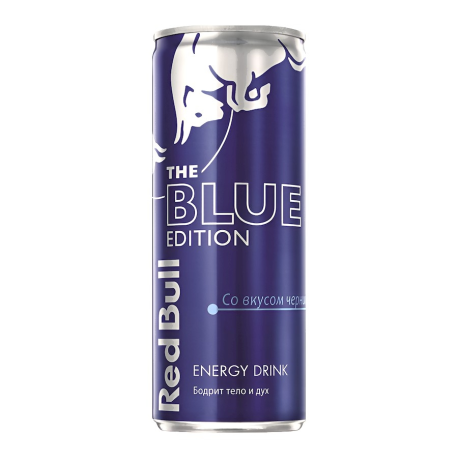 Энергетический напиток Redbull Energy Черника Синий 250мл (24шт в уп)