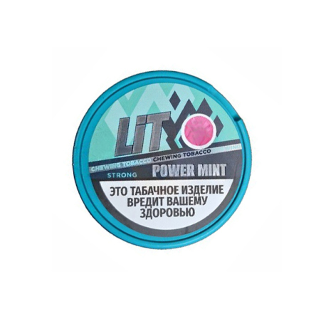 Жевательный табак LIT MINI - Power mint Strong SLIM 6,5 г   НОВИНКА 09 2025