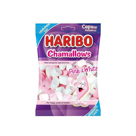 Маршмеллоу Харибо CHAMALLOWS PINK & WHITE 150г (24шт в уп) ТУРЦИЯ 