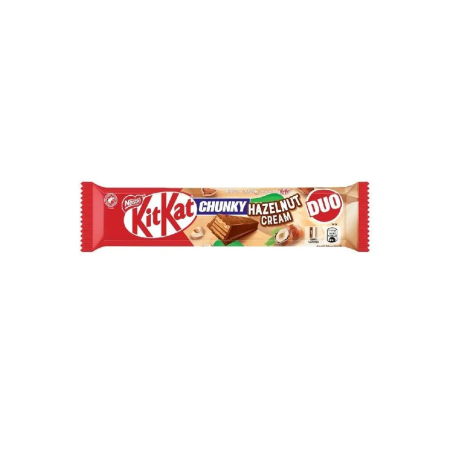 Батончик KitKat Chunky ДУО Крем фундук 68г (24шт в уп)