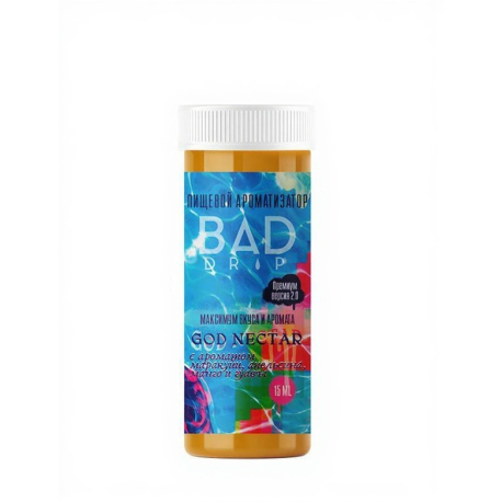 Ароматизатор Bad Drip Premium 2.0 - God Nectar / Маракуйя Апельсин Манго Гуава 15ml (НМ)