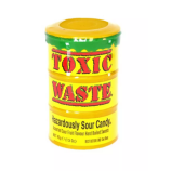 Леденцовые конфеты Toxic Waste Sour Candy Yellow 42 гр (12 шт. в упаковке)