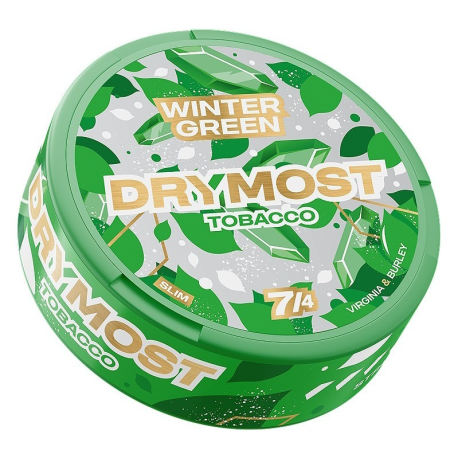 Жевательный табак DRYMOST - Winter green 12 гр 20 паучей