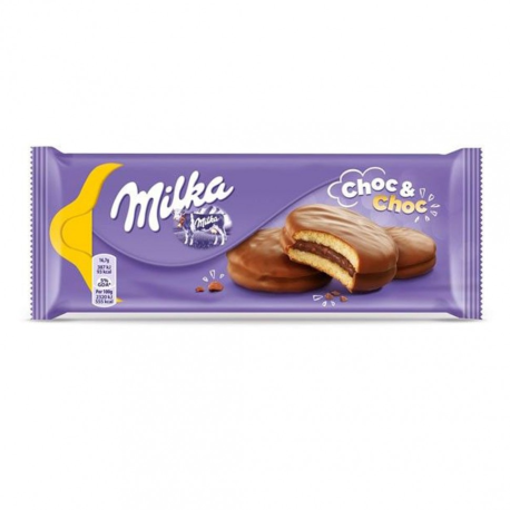 Milka Бисквит Шоколадный Чок Чок 150гр (12шт в уп) ГЕРМАНИЯ