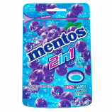 Жевательные конфеты Mentos DUO Grape & Soda 45 гр (10 шт. в упаковке)